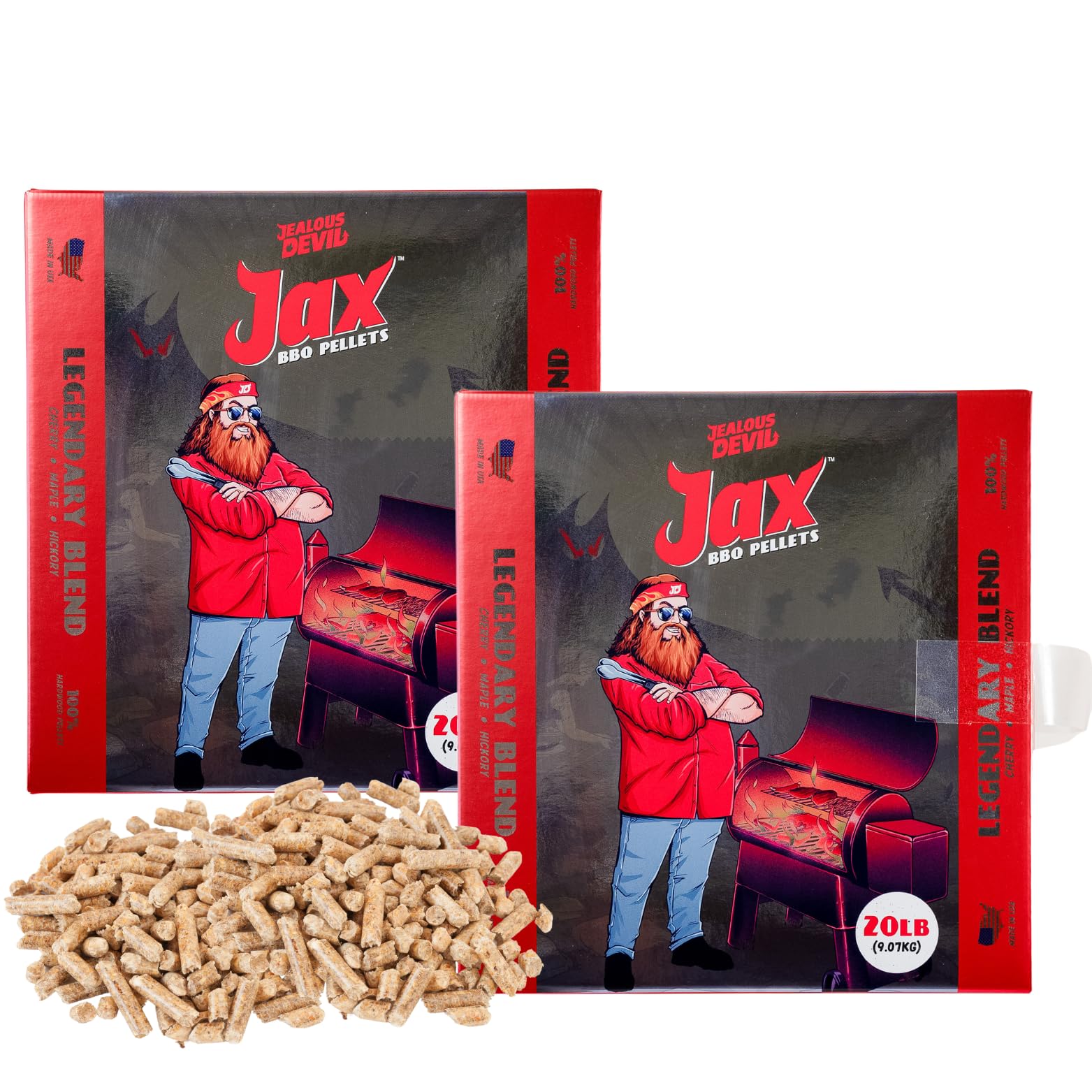 Jealous Devil Jax Legendary Blend BBQ Pellets