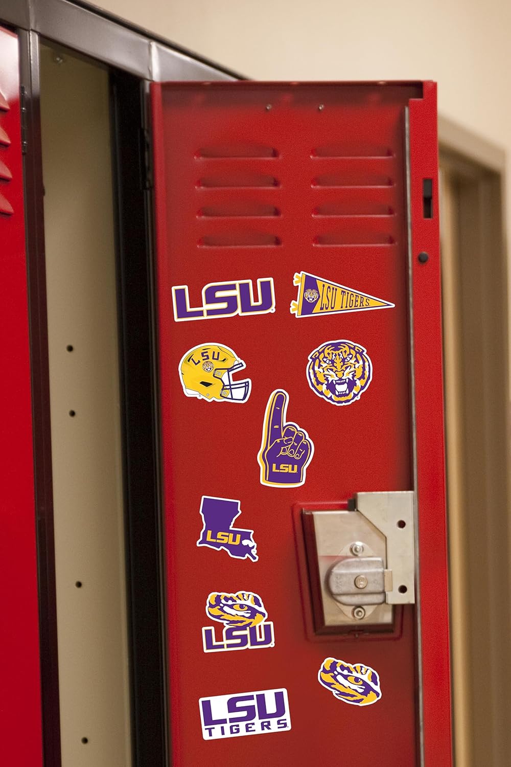 LSU Tigers Vinyl Sticker Pack – 50‑Count Large Waterproof Decals for Laptop, Water Bottle, Tablet, Skateboard, Car, and Indoor/Outdoor Use - Image 4