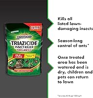 Vista 2 de Insecticida en gránulos Spectracide Triazicide; funciona con la primera aplicación, paquete de 4