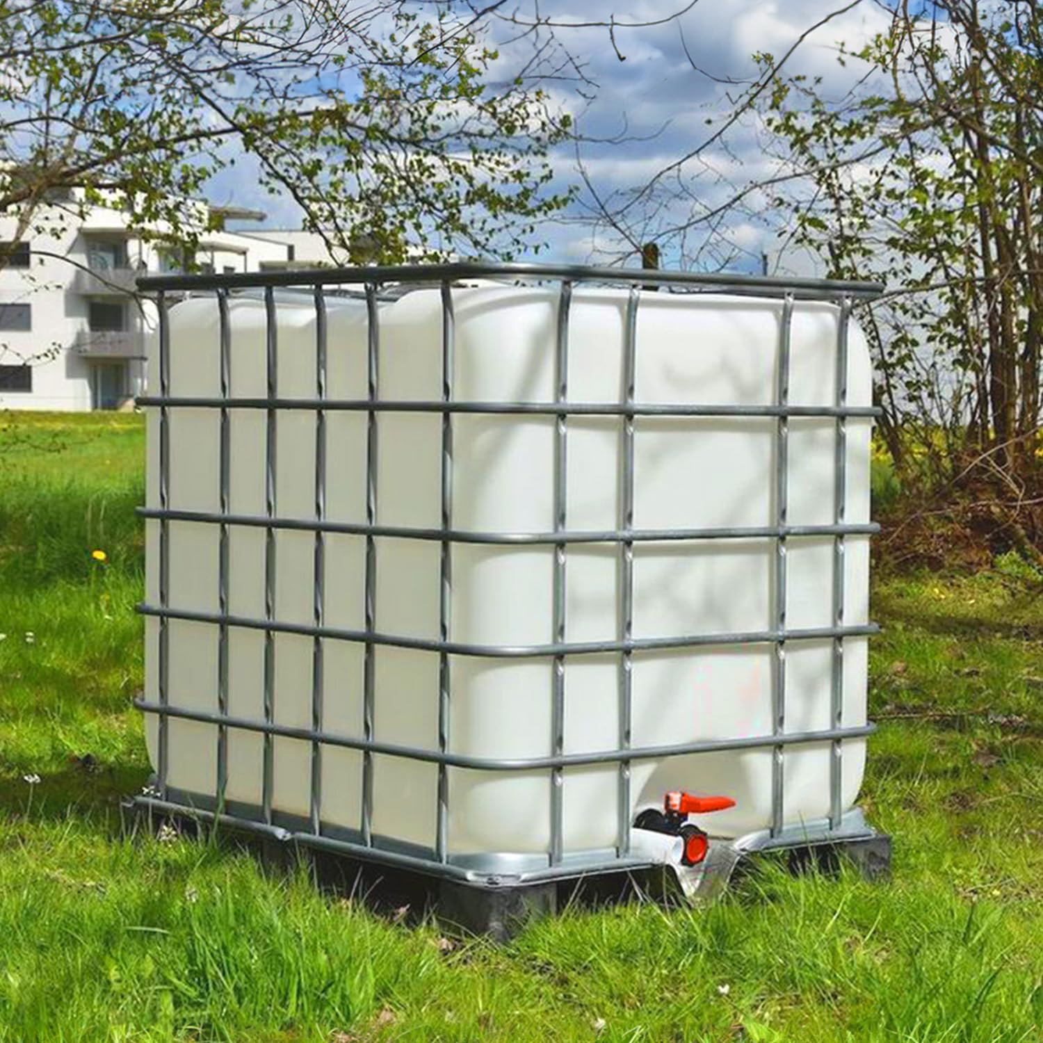 Zawór Kulowy do Zbiornika 1000L IBC Mauser S60x6, Zawór Spustowy GWS75x6 | Uniwersalny Adapter do Zaworu Beczki, Zawór Zbiornika Ogrodowego, Beczka na Deszczówkę