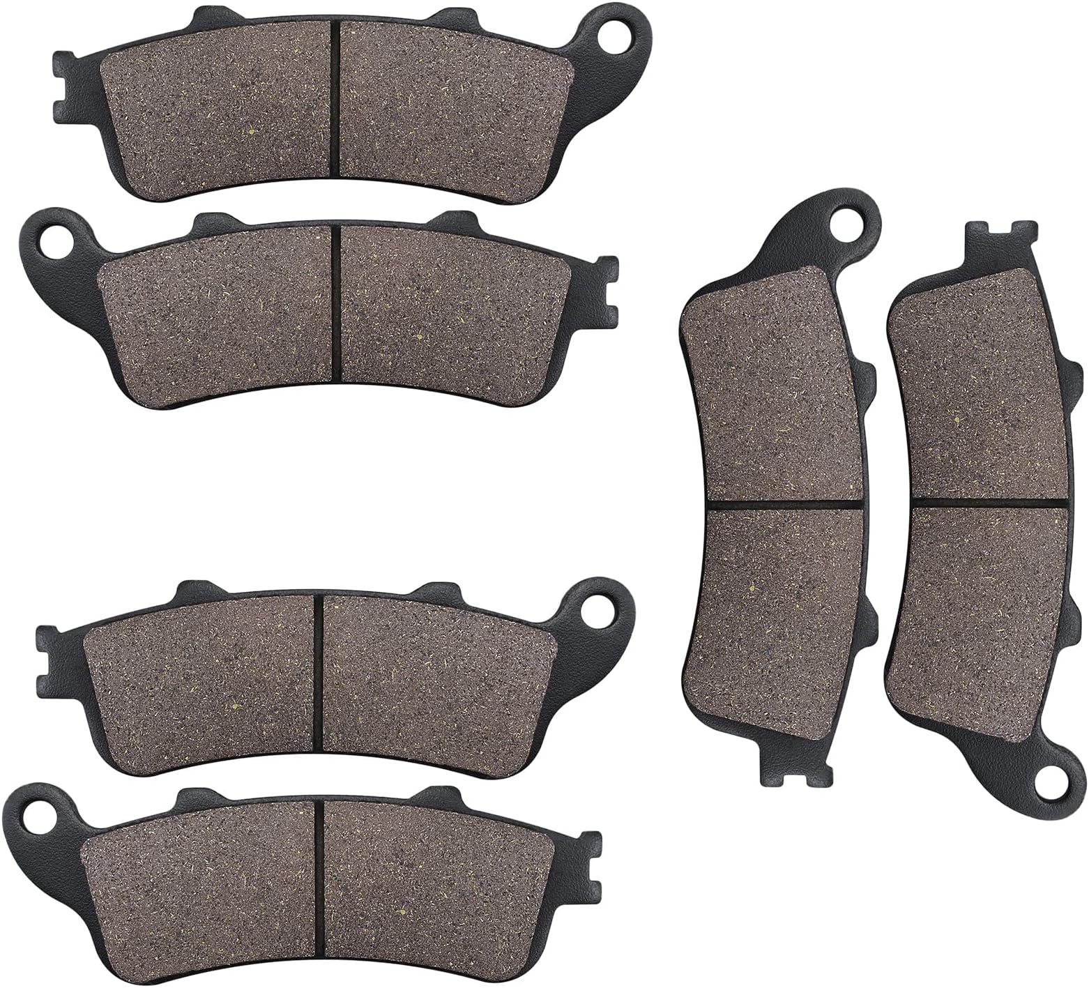 VTX1800 Front and Rear Brake Pads Compatible for Honda VTX1800 All Models 2002-2013 / GL1800 Goldwing All Models 2001-2016/ CBR1100XX Blackbird 1997-2003