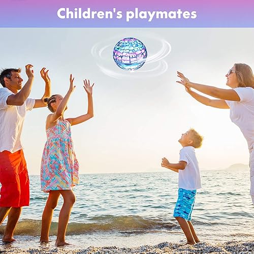 Miniatura 3 de MERRYHOME Juguetes de bola de orbe volador órbita de dron controlada a mano giratoria de 360, juguetes geniales 2025, regalos para niños de 6 años