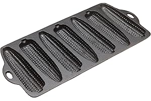 12 Inch Pre-Seasoned Cast Iron Cornbread Skillet