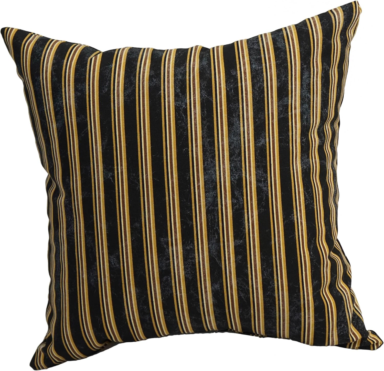 Blazing Needles Printed Throw Pillow, 17", Midnight Stripe
