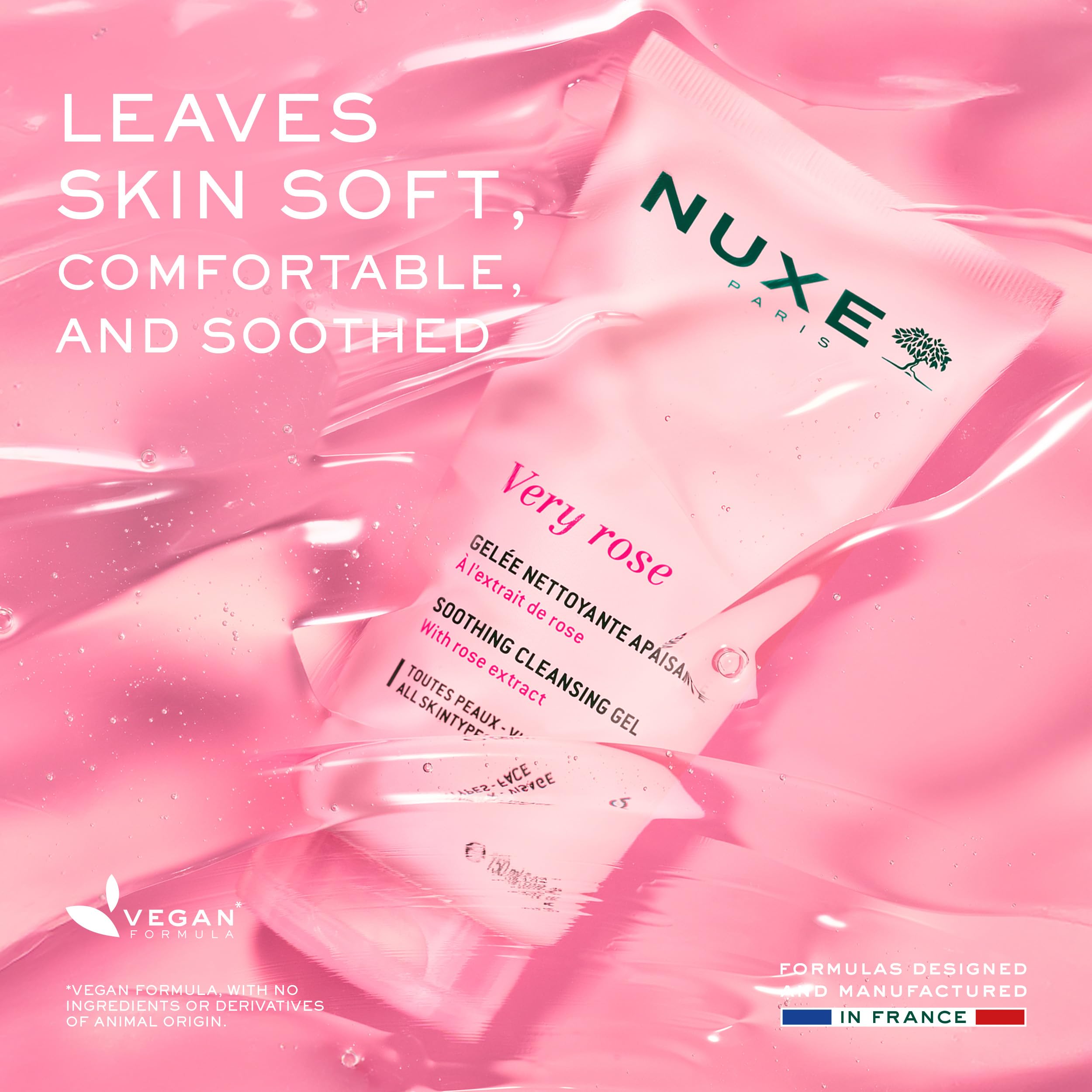 Nuxe Very Rose - Gel Detergente Lenitivo, 150ml