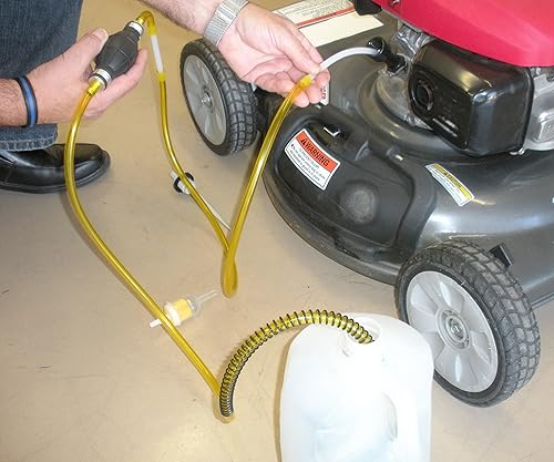 Miniatura 3 de Bomba cambiadora de líquidos, gas, petróleo, aceite, etc., de la marca GasTapper: equipo de potencia con filtro para cortacésped, todo terreno