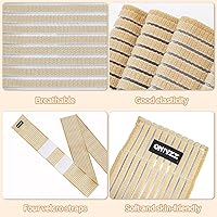 Vista 5 de ONTYZZ Vendaje de compresión ajustable para pantorrilla, rodilleras elásticas deportivas para reemplazo de muñeca, codo y tobillo