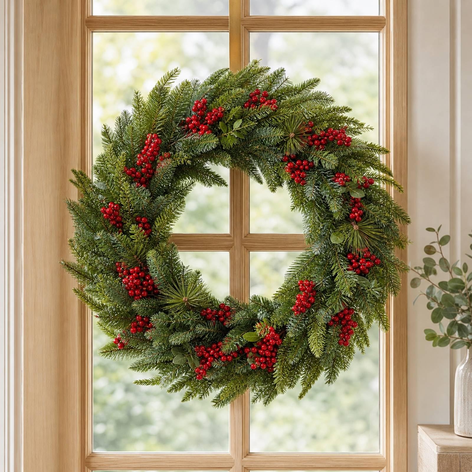 Künstlich Weihnachtskranz, Style to 1, 45 cm