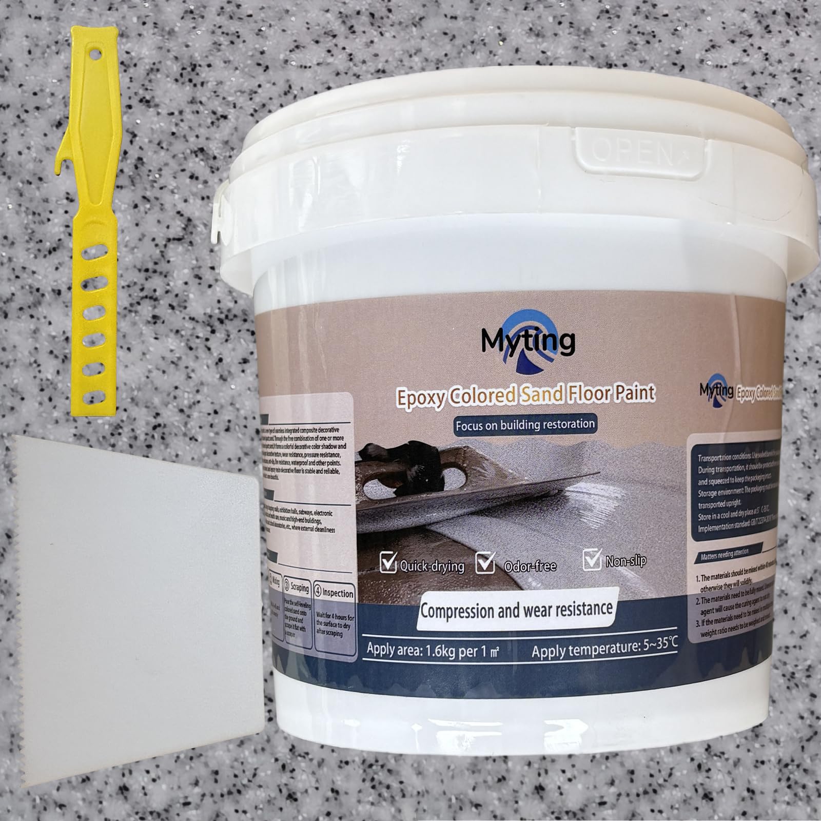 Myting Epoxy Colored Sand Floor Paint