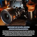 7artisans 25mm T2.1 Hope Series Professional Cine Lens S35 Frame Mirrorless Cameras Lens Compatible for Macro 4/3 Mount,MFT Mount/LUMIX GH5LL/LUMIX GH5S/Z CAM/LUMIX GH6/BMPCC4K/DC-BGH1(Black) gallery image