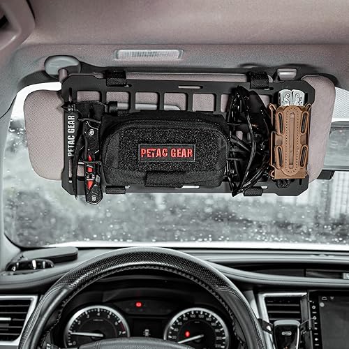 Miniatura 7 de PETAC GEAR Bolsa táctica Molle, bolsillo organizador pequeño para chaleco táctico, cinturón de pistola EDC, plataforma Molle.