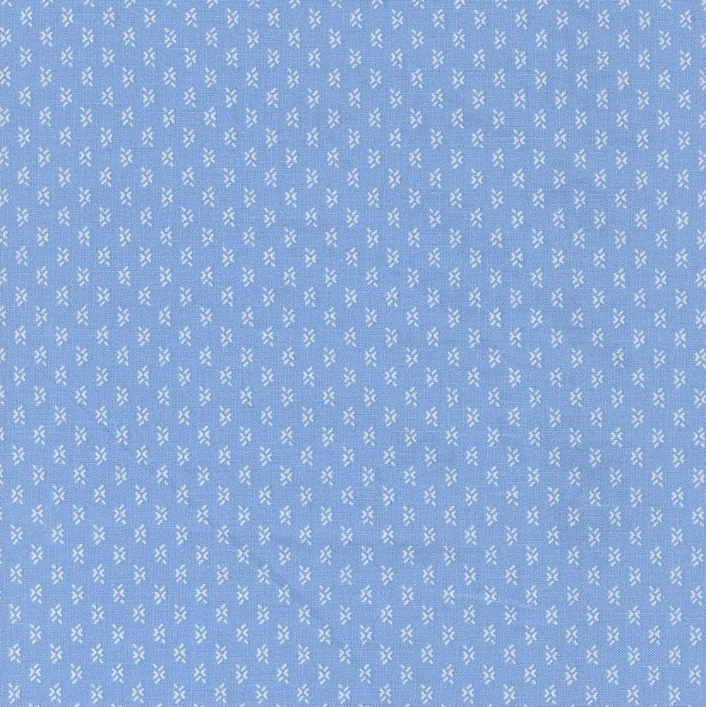 Windham Fabrics English Garden Clare Therese Gray Shirting Blue