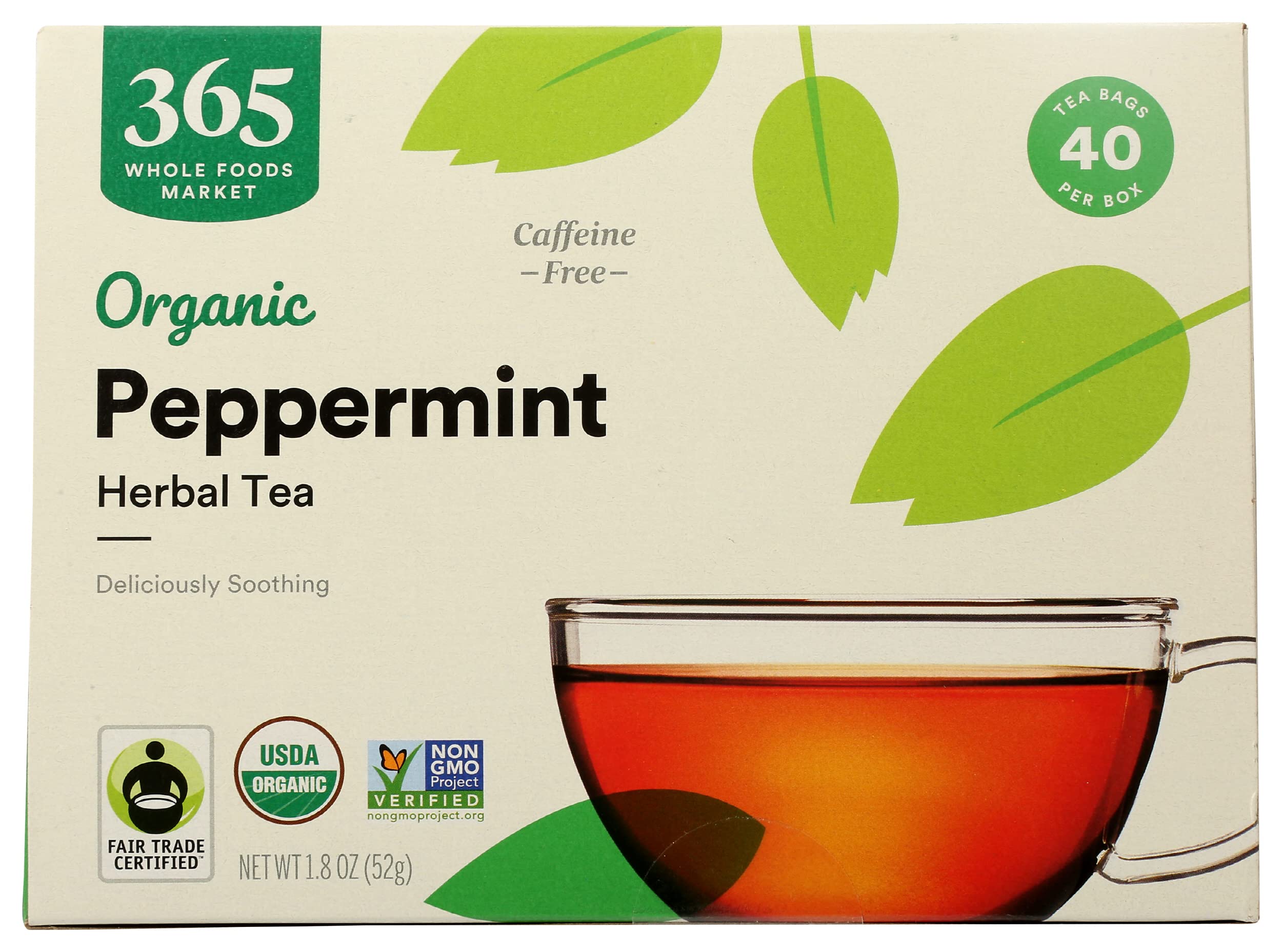 365 Everyday Value Organic Peppermint Tea, 1.83 oz