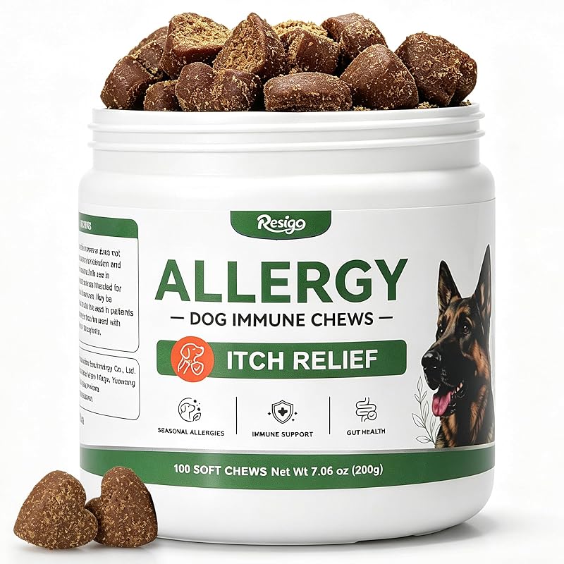 Petisco mastigável para cães com óleo de linhaça sabor frango RESIGO, 100 unidades