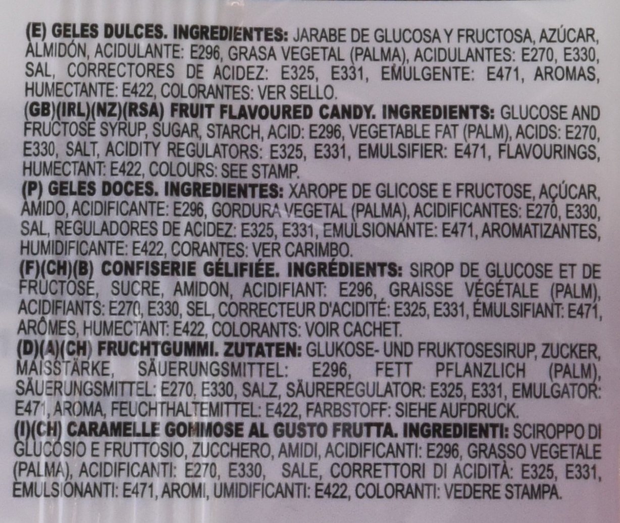 Fini Lenguas de Regaliz Sin Gluten Sabor Fresa - 80 gr (Paquete de 1)