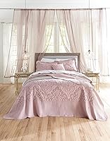 Vista 6 de BrylaneHome Ropa de cama ligera para todas las estaciones, colcha moderna Amelia acolchada de damasco de gran tamaño ultra suave - Full, oro miel