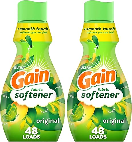 Miniatura 14 de Gain Suavizante líquido para ropa, aroma original, 35 fl oz líq., 48 lavados, Toque suave - suavidad que puedes sentir