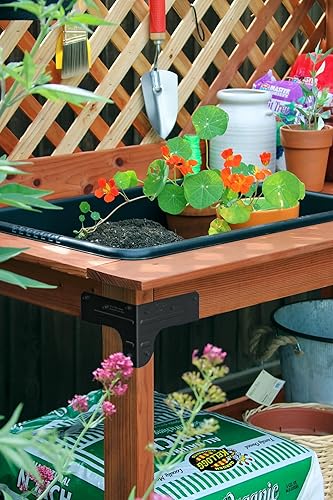 Miniatura 5 de Simpson Strong-Tie APRTC2 Outdoor Accents ZMAX, conector de esquina rígido negro para 2 vigas, postes de 2 x 4 (paquete de 8)