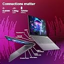 Lenovo Yoga Slim 7 Aura Edition Intel Evo Core Ultra 5 226V (16GB RAM/1TB SSD/14 (35.5cm)/WUXGA OLED/Copilot+ PC/Windows 11/Office Home 2024/1Yr ADP Free/Grey/1.19Kg), 83JX005FIN AI Laptop gallery image