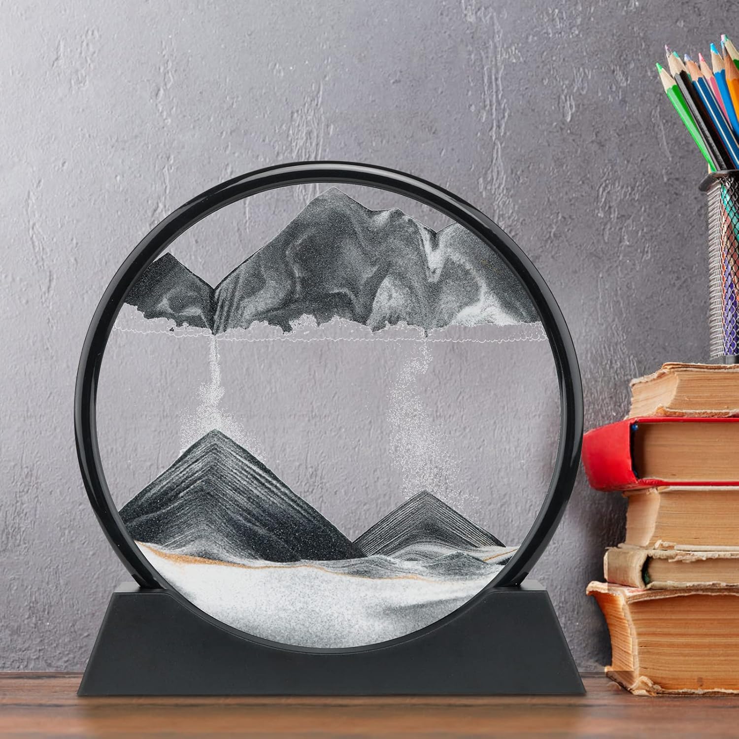 HUIHUATUOWEILSQ Sand Art，Moving Sand Art, Sand Art Liquid