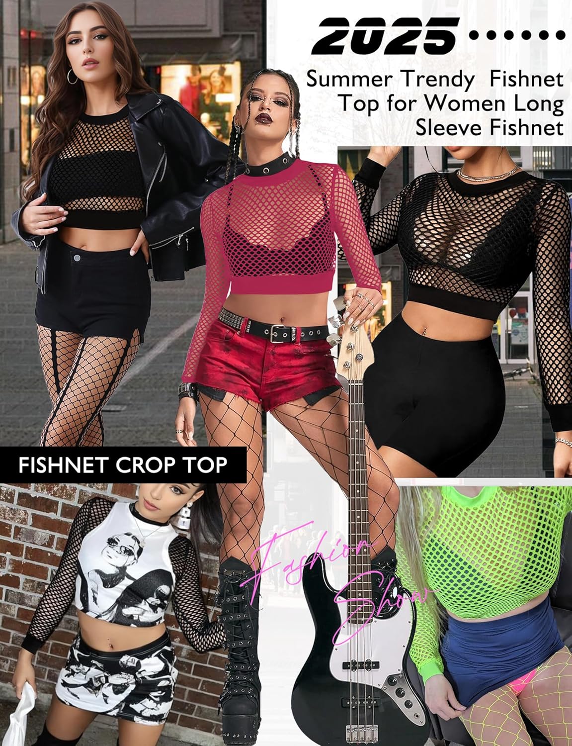 Buauty Women's Lace Long Sleeve Tops, Mock Neck Sheer Mesh Top, See Through Floral Lace Tops, Party Club Night Blouse Shirts - Image 4