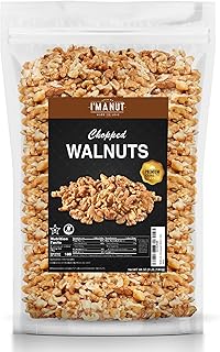 Premium Raw Chopped Walnuts 48oz (3 lb) - 100% Natural, No-PPO, Non-GMO,...