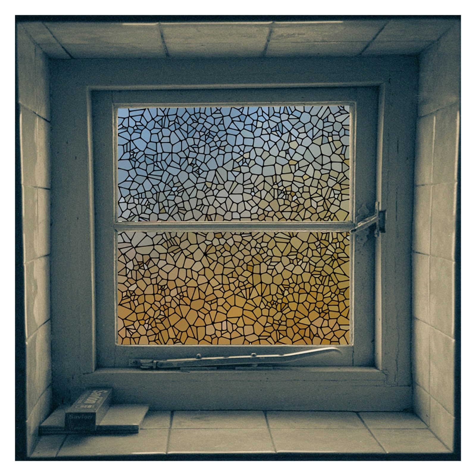 Película para Ventanas Película de ventana, películas de vitral esmeriladas, pegatinas estáticas adhesivas Retro for privacidad, puerta de armario de baño, decoración del hogar, cubiertas de tragaluz(