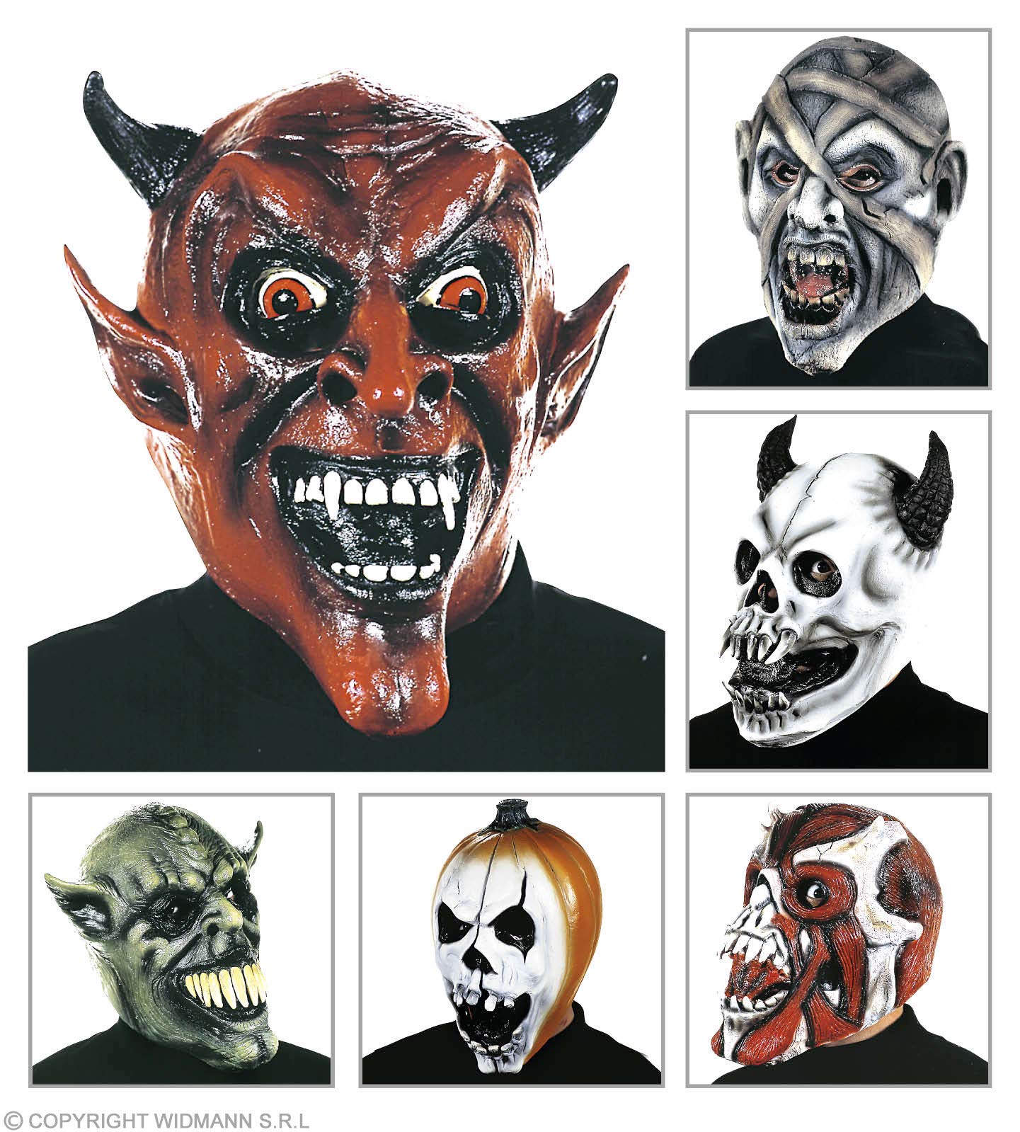 Monster Mask 6 Styles Halloween Monsters Masks Eyemasks & Disguises for Masquerade Fancy Dress Costume Accessory