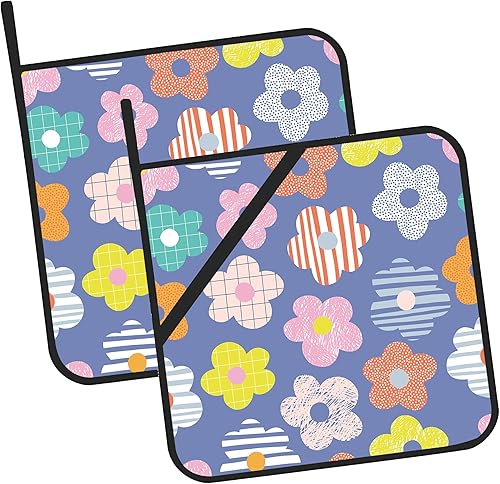 Miniatura 8 de Juego de 2 soportes para macetas de frutas tropicales hawaianas, resistentes al calor y antideslizantes, almohadillas calientes para horno de