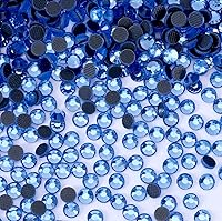 Vista 17 de 1440 piezas de diamantes de imitación termoadhesivos SS20 color púrpura2 con parte posterior plana, gemas de cristal de vidrio para ropa, camisas