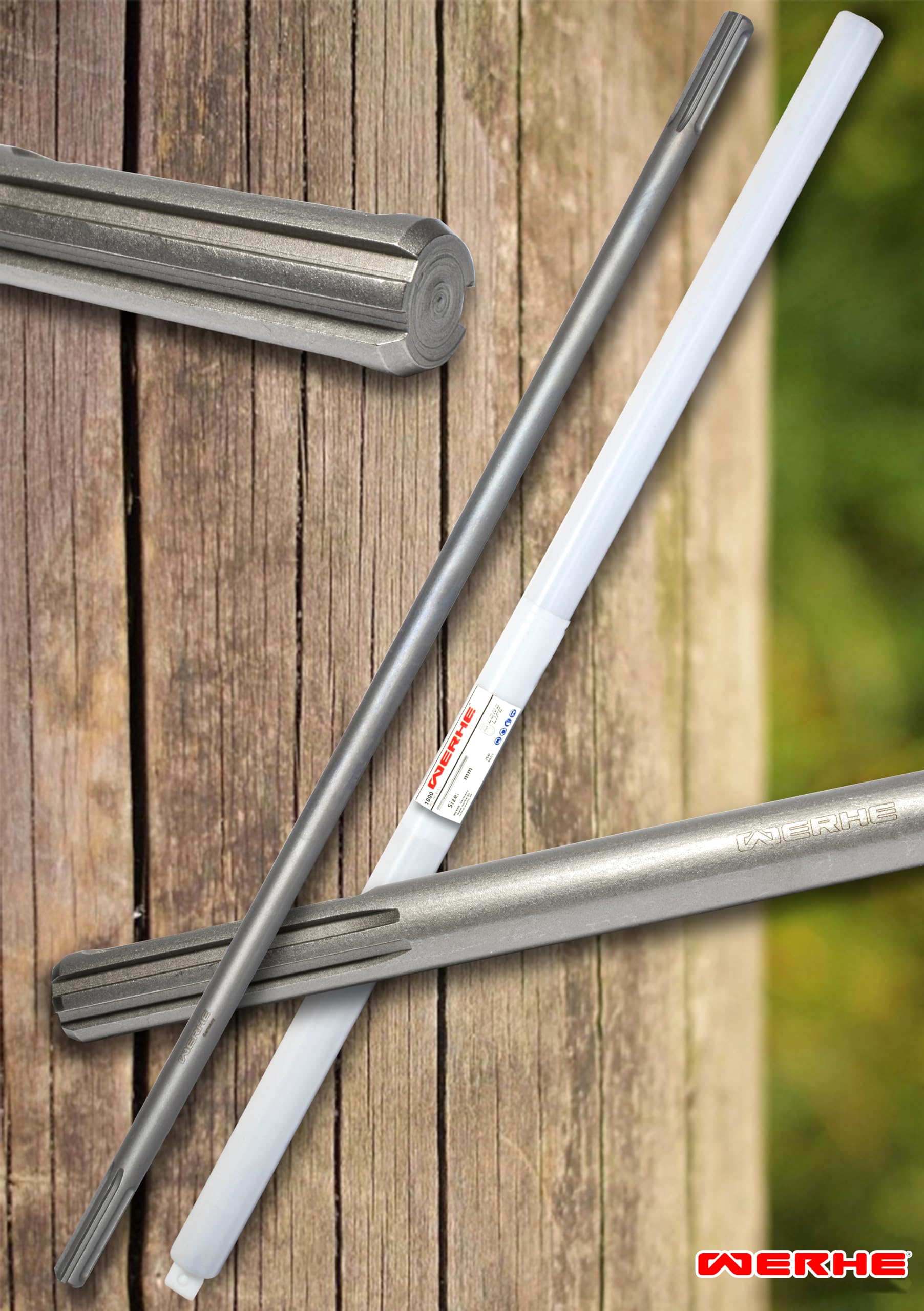 WERHE Rallonge de perçage 1000 mm – Adaptateur SDS Max pour perçages profonds – Robuste & compatible