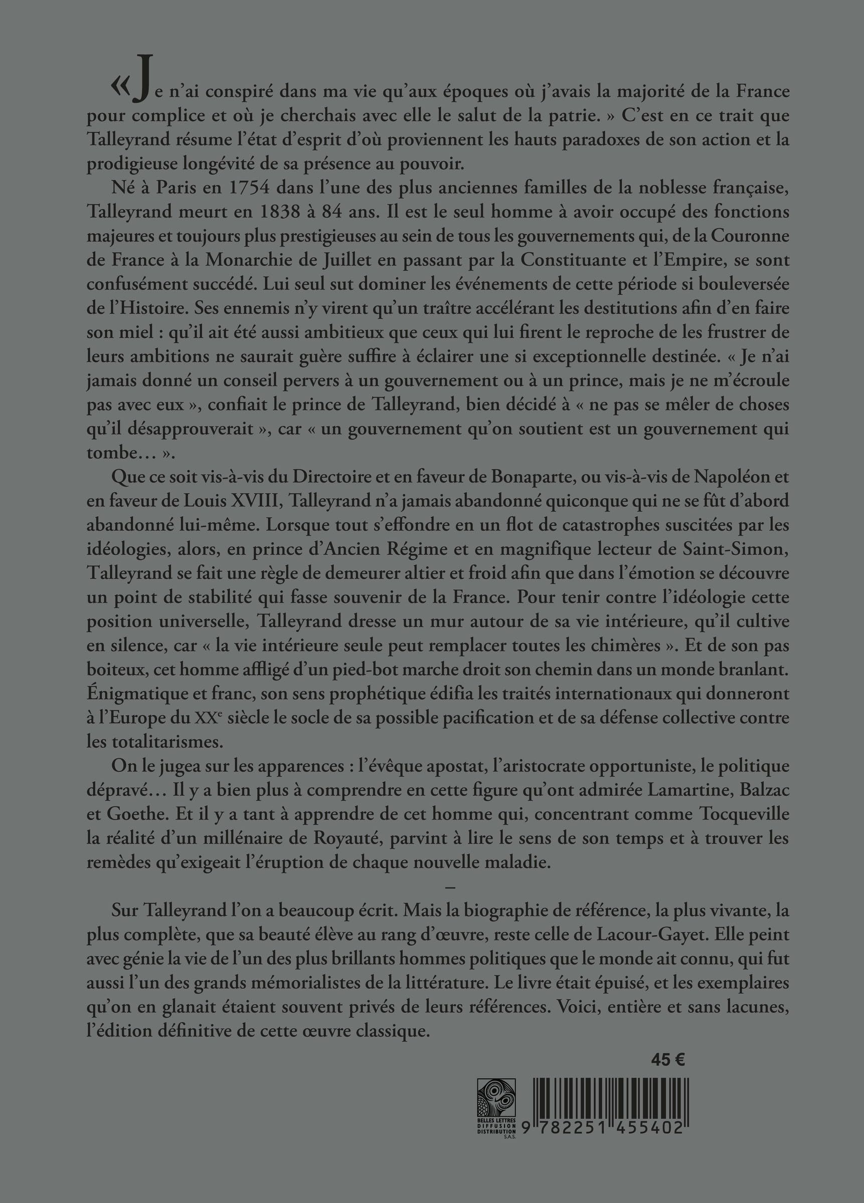 Talleyrand: 1754-1838