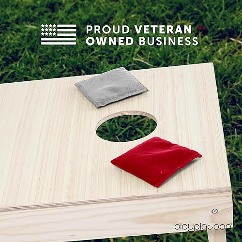 Miniatura 10 de Premium Weather Resistant Duckcloth Cornhole Bags - Set of 8 Bean Bags for Corn Hole Game - Regulation Size  Weight