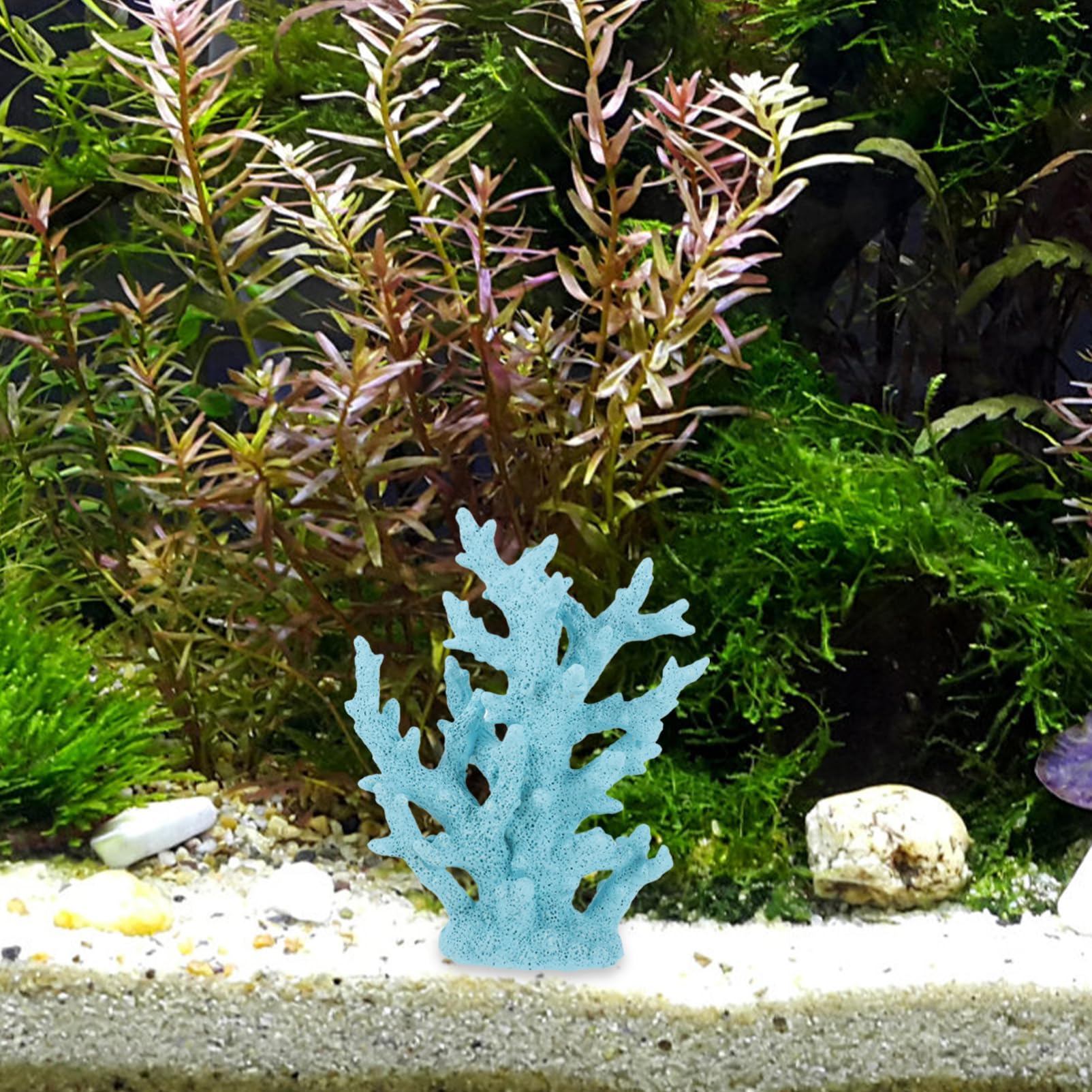 Yardwe Adornos De Coral Artificial Decoración De Resina Decoración De Acuario para Peceras