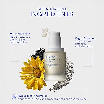 Amazon.com: The Outset Firming Vegan Collagen Prep Serum - Gentle