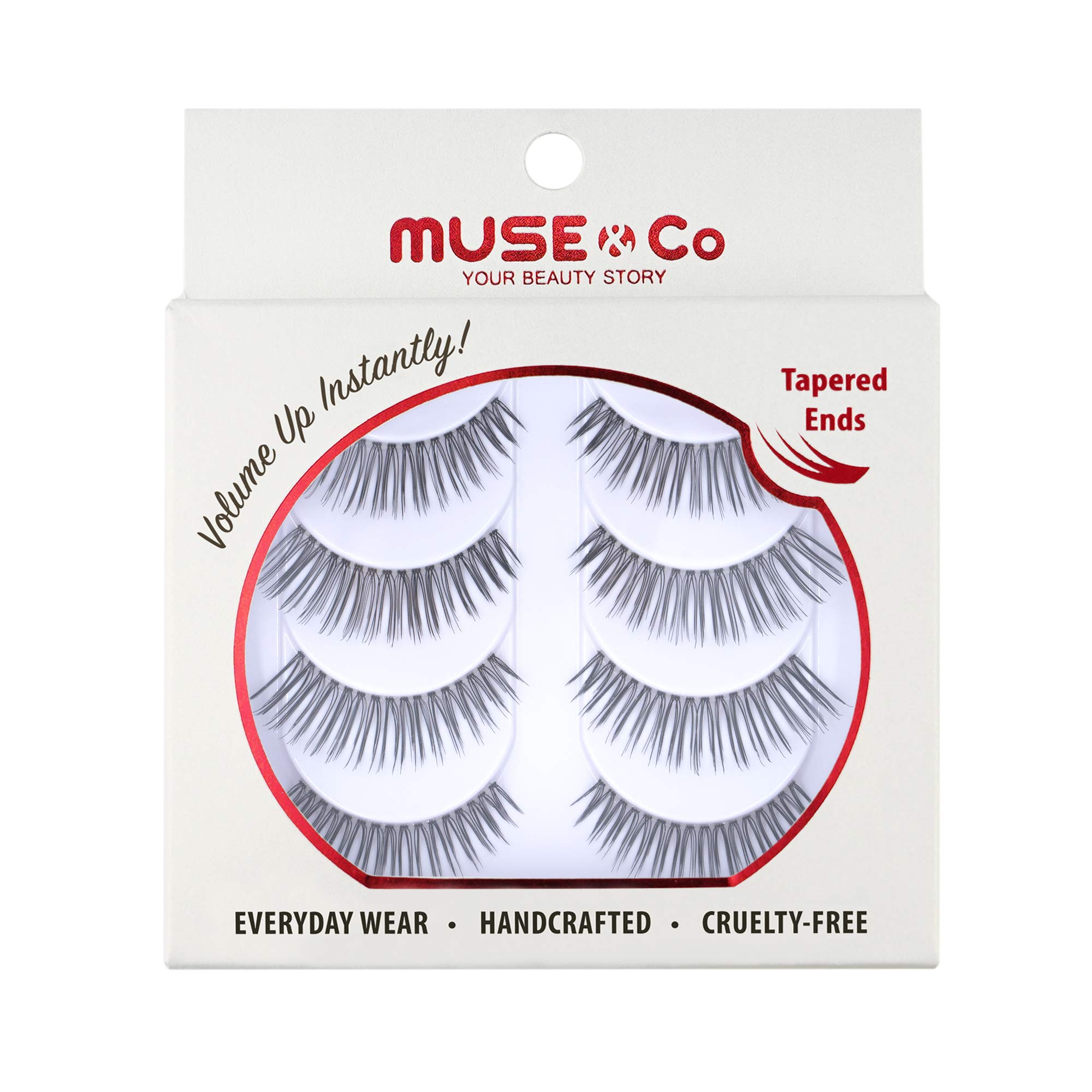 Muse&Co Multipack Eyelashes (4 Pairs) - Allure