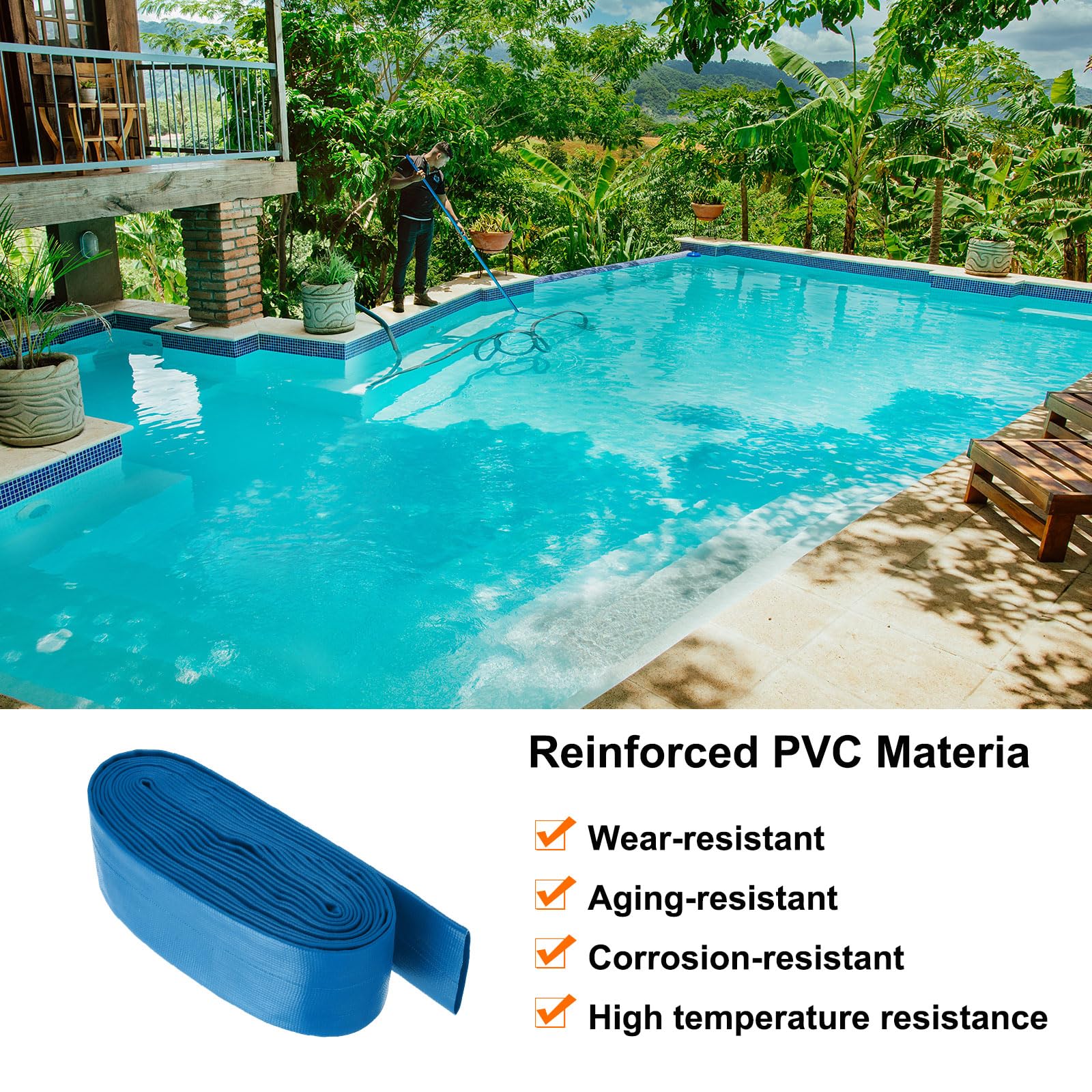 Rebower Pool Backwash Hose - Image 3