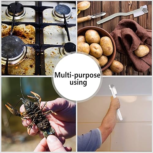 Miniatura 5 de 4 cepillos de limpieza pequeños para limpiar botellas, fregadero, cepillo de cocina, cepillo de limpieza de baño, cepillo de limpieza de puertas