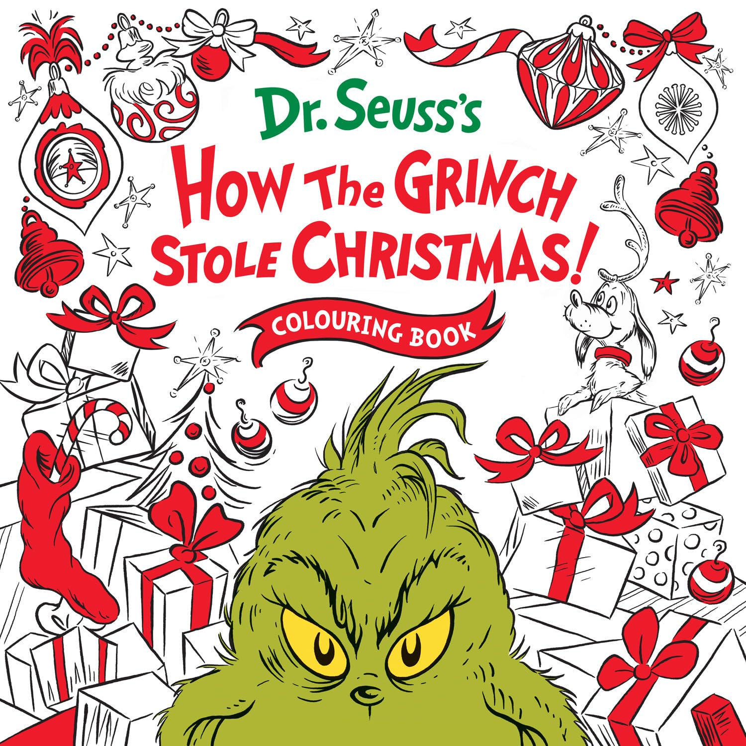 How the Grinch Stole Christmas! Colouring Book: A festive illustrated Christmas colouring book