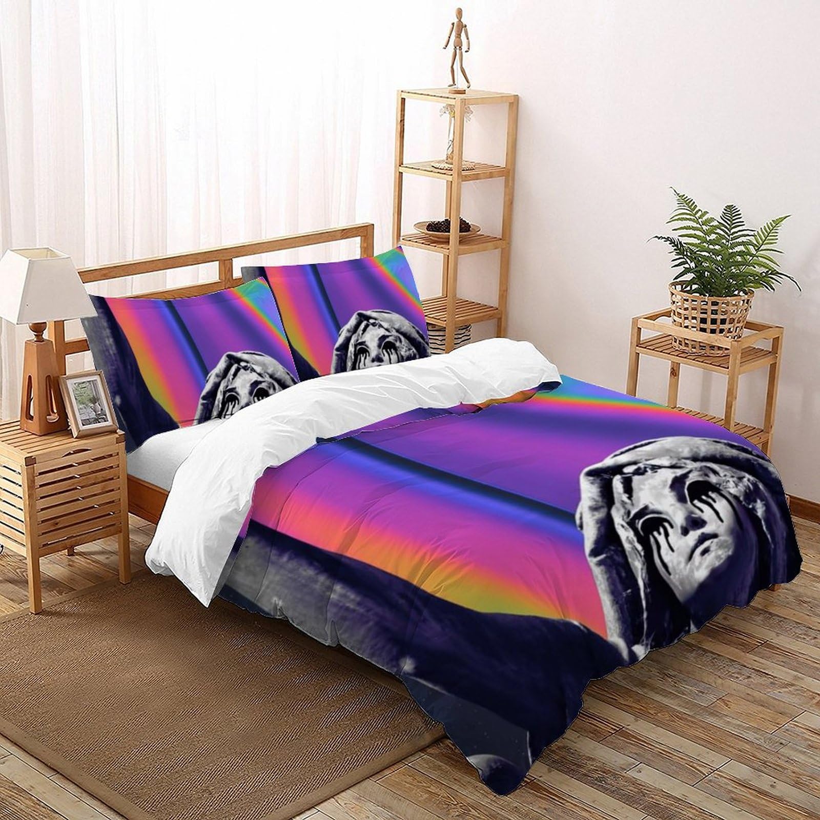Housse de couette double sculpture 3D pour transformer la chambre ado garçon en studio moderne