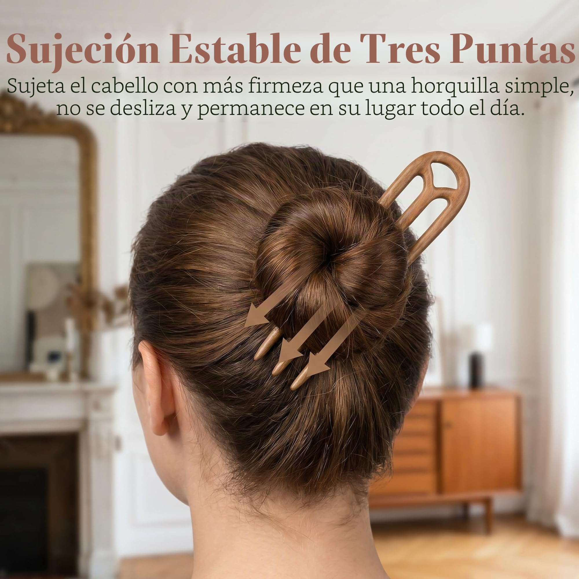 OSALADI Tortuga Francesa De Tres Clip De Horquilla Para El Cabello Horquilla De Madera Peine Lateral Para El Cabello Pinzas Para El Cabello Pinzas Para El Cabello Para