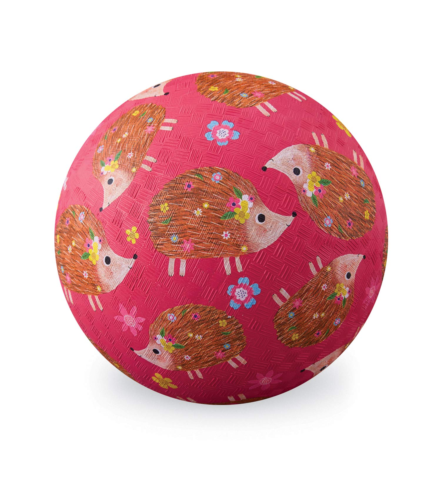 Crocodile Creek 2165-1 Hedgehogs Playground Ball, 7", Pink