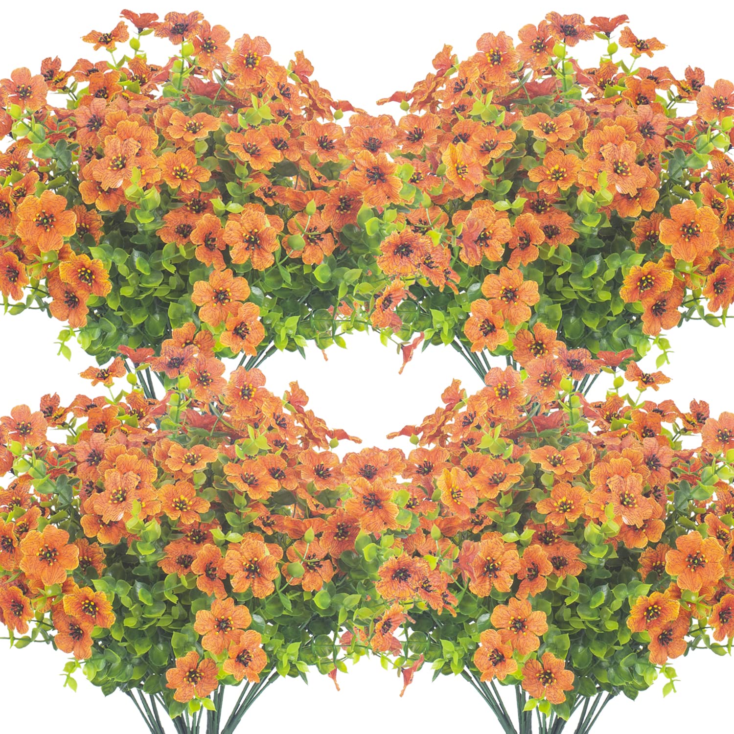 Grunyia 10 Bundles Artificial Flowers