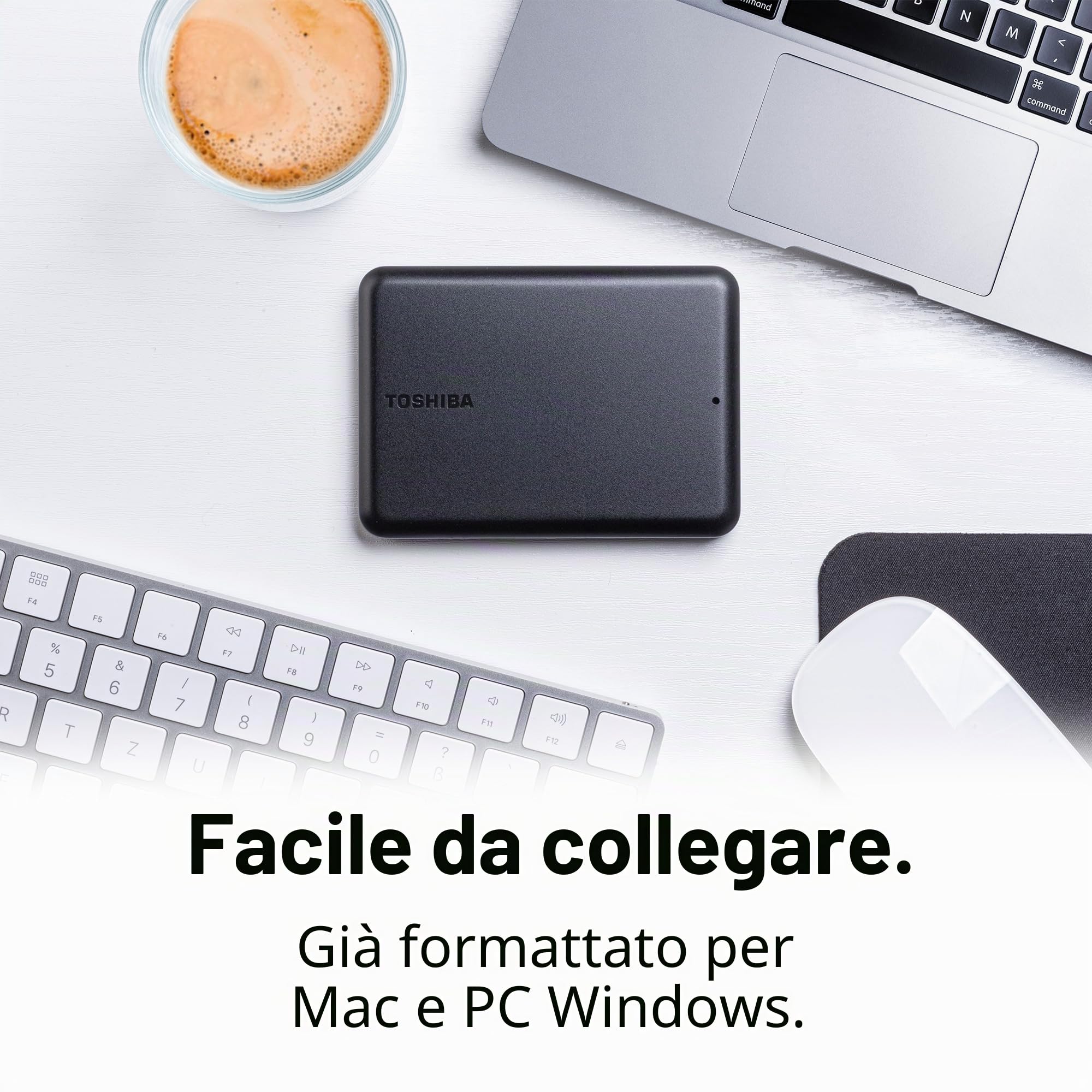 Toshiba Canvio Partner 1TB External HDD, Hard disk meccanico