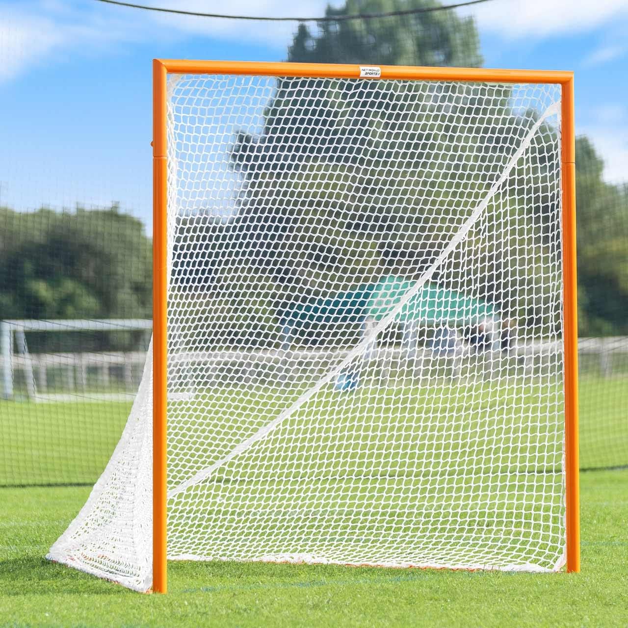 FORZA Professional FIL Lacrosse Goal - 6 x 6 Lacrosse Goals [Single or Pair] | 6ft x 6ft Goals for Lacrosse | Professional Lacrosse Goals for Gameday | Steel Lacrosse Goal (Pair of Goals) : Sports & Outdoors