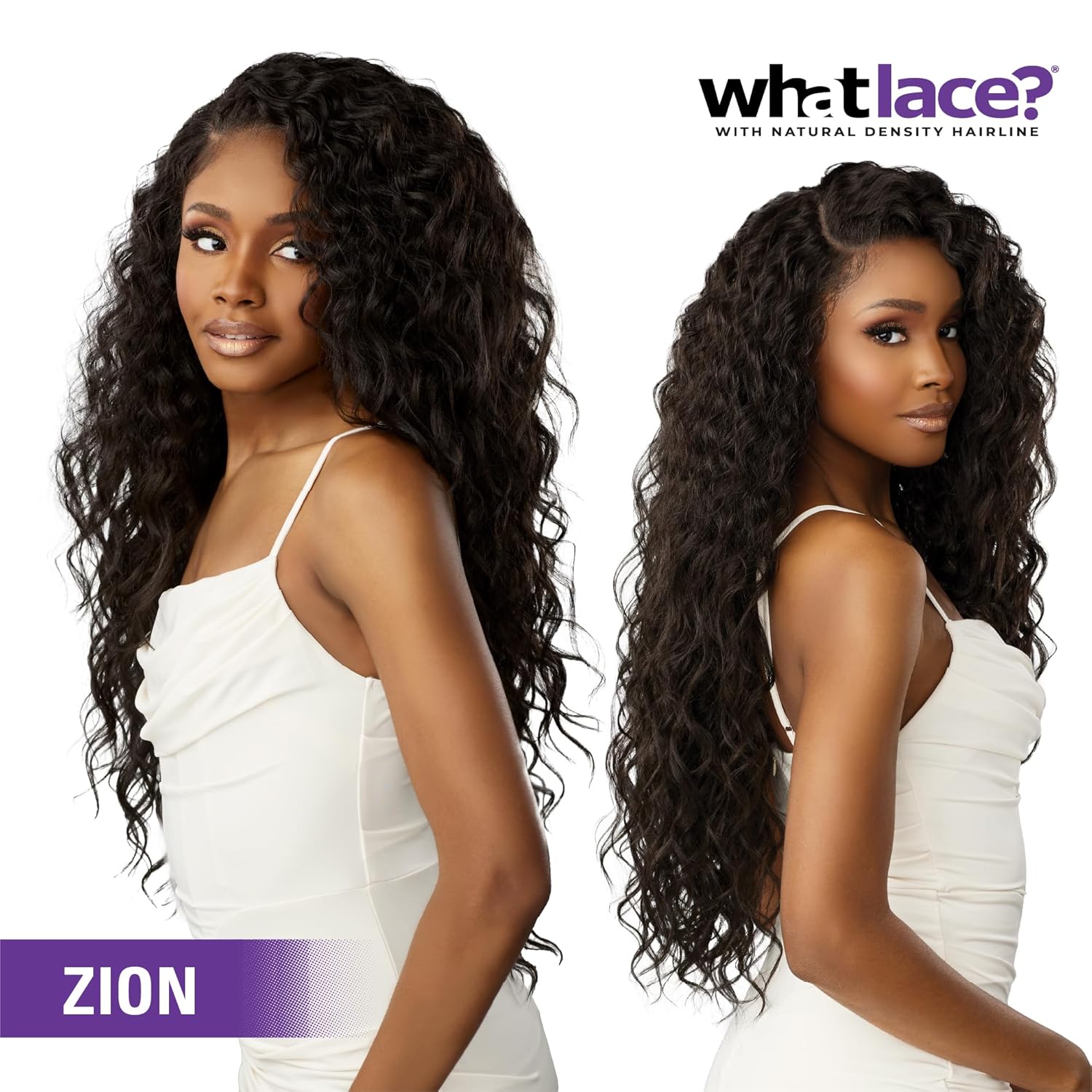 Sensationnel What Lace 13X6 Wigs - Zion Lacefrontal Hand Tied Glueless Synthetic with Natural Density Pretweezed Hairline (FLAMBOYAGEAUBURN)