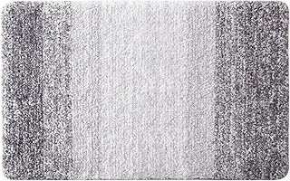 Aonewoe Bath Mat 40x60, Soft Shag Bath Rug Kitchen Rug Door Way Feet Mat Non Slip Microfiber Absorbent Doormat Bathroom Sh...