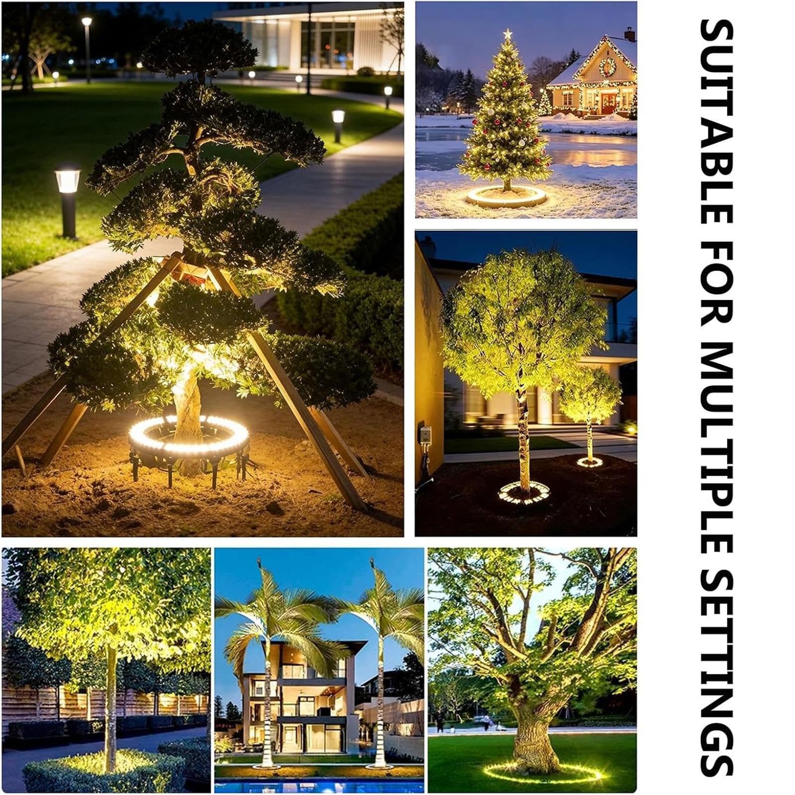 Lampada Da Esterno Per Albero Di Palma RGB, Uplight Per Esterni