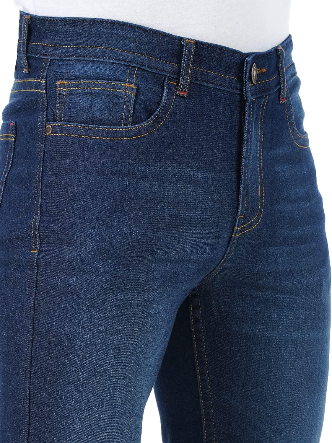 Men's Lightweight Regular Fit Jeans (Aegean, 30)