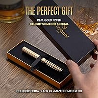 Vista 41 de Scriveiner Green Rollerball EDC Luxury Pen, Stunning Pocket Pen with Chrome Finish, Cool Writing Pen, Best Gift for Men & Women, German Schmidt
